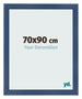 Photo Frame 70x90cm Dark Blue Swept MDF Pisa Front Size | Yourdecoration.co.uk