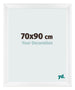 Photo Frame 70x90cm White Vintage MDF Pisa Front Size | Yourdecoration.co.uk