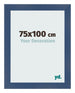 Photo Frame 75x100cm Dark Blue Swept MDF Pisa Front Size | Yourdecoration.co.uk