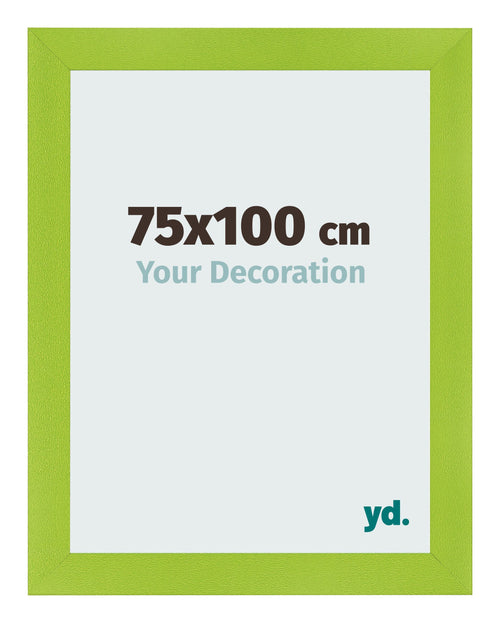 Photo Frame 75x100cm Green MDF Pisa Front Size | Yourdecoration.co.uk