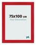 Photo Frame 75x100cm Red MDF Pisa Front Size | Yourdecoration.co.uk