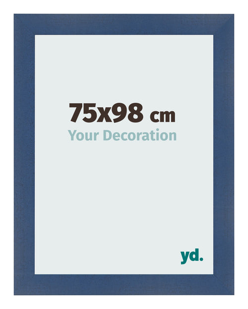 Photo Frame 75x98cm Dark Blue Swept MDF Pisa Front Size | Yourdecoration.co.uk