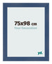 Photo Frame 75x98cm Dark Blue Swept MDF Pisa Front Size | Yourdecoration.co.uk