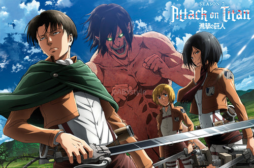 Poster Attack On Titan Ready To Fight 91 5x61cm GBYDCO979 | Yourdecoration.co.uk