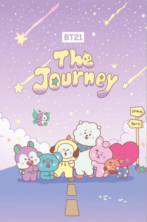 Poster Bt21 The Journey 61x91 5cm Grupo Erik GPE5920 | Yourdecoration.co.uk