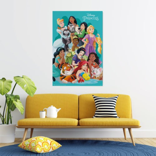 Poster Disney Princesses And Pets 61x91 5cm GPE5963 2 | Yourdecoration.co.uk