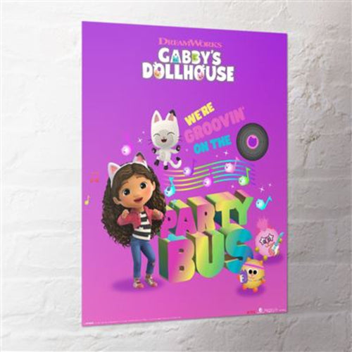 Poster Gabbys Doll House Party Bus 40x50cm MPP2501422 2 | Yourdecoration.co.uk