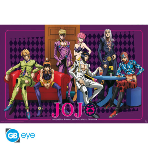 Poster Jojo S Bizarre Adventure Golden Wind Team 91 5x61cm GBYDCOA001 | Yourdecoration.co.uk