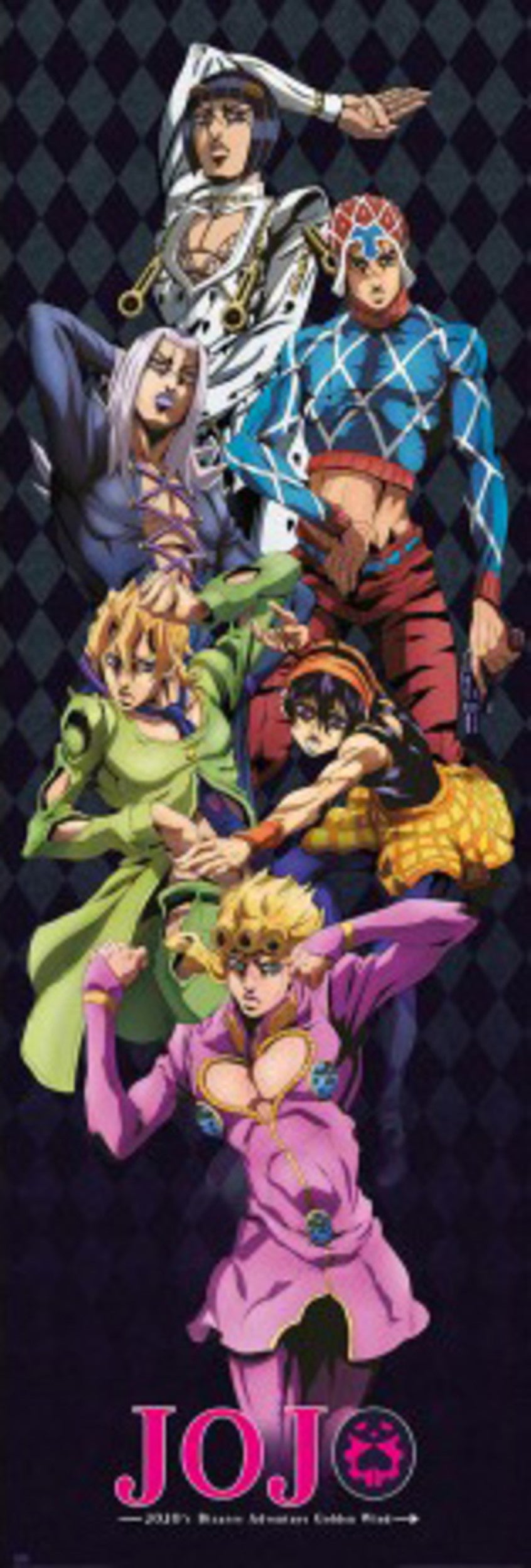 Jojos Bizarre Adventure Poster 53x158cm | Yourdecoration.co.uk