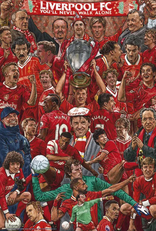 Poster Liverpool Legends 61x91 5cm Grupo Erik GPE6017 | Yourdecoration.co.uk