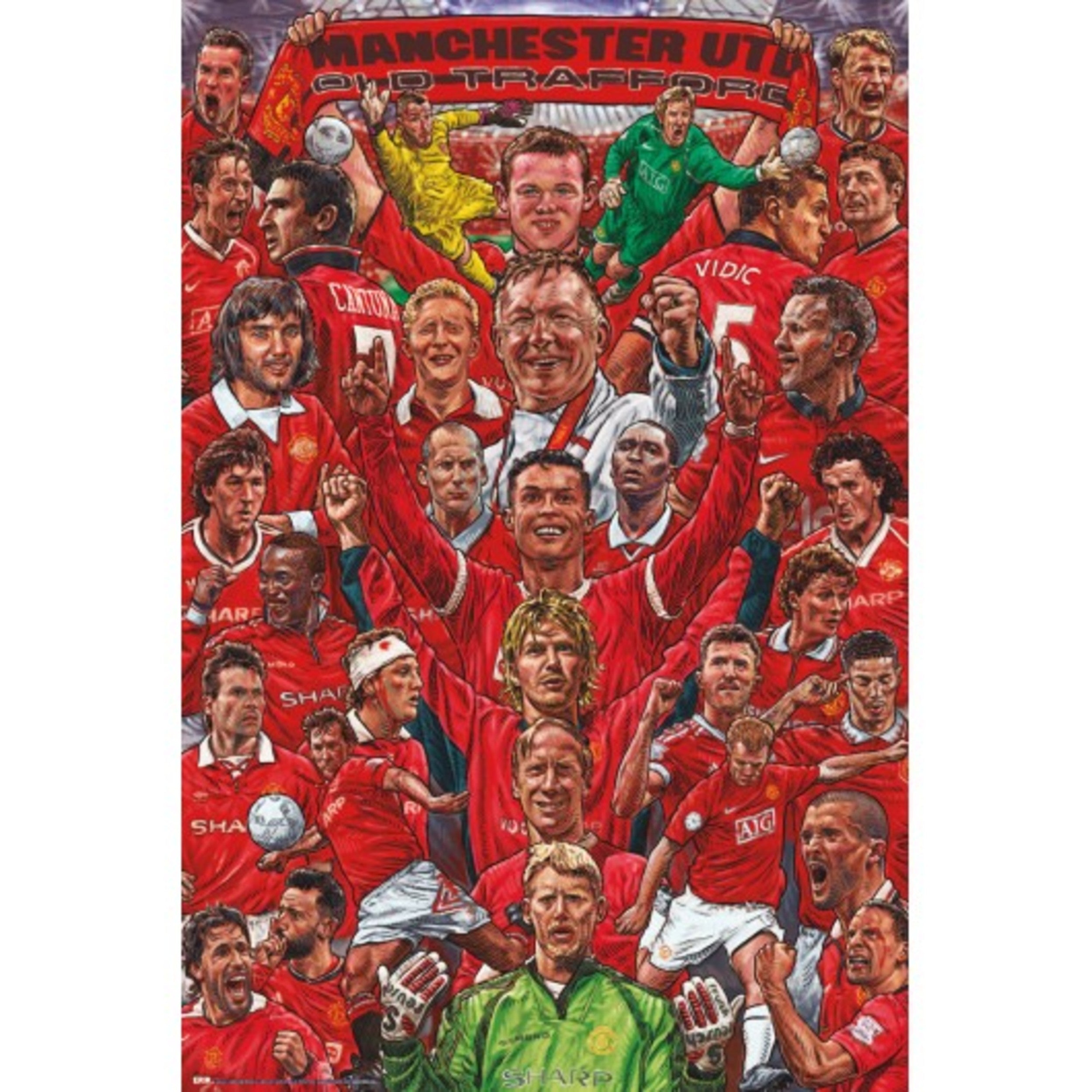 Manchester United Legends Poster 61x91,5cm
