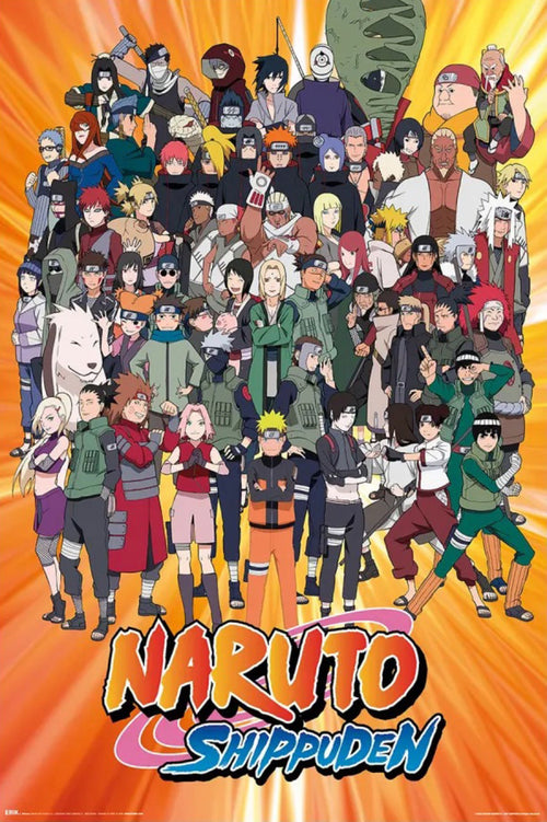 Poster Naruto Shippuden Characters 61x91 5cm GPE6022 | Yourdecoration.co.uk