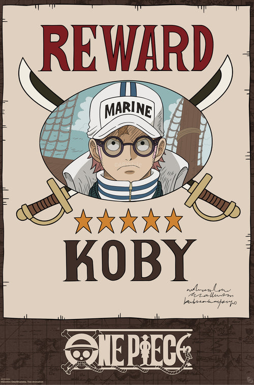 Poster One Piece Wanted Koby Cross Guild 61x91 5cm GBYDCOA009 | Yourdecoration.co.uk
