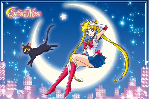 Poster Sailor Moon Luna 91 5x61cm GBYDCO715 | Yourdecoration.co.uk