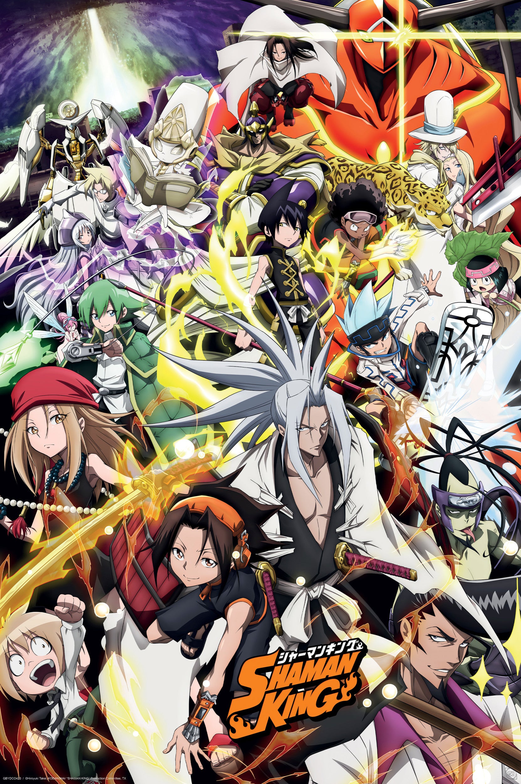 Shaman King Key Visual Poster 61x91,5cm | Yourdecoration.co.uk