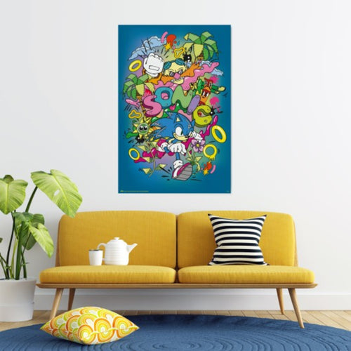 Poster Sonic Pop 61x91 5cm GPE5970 2 | Yourdecoration.co.uk