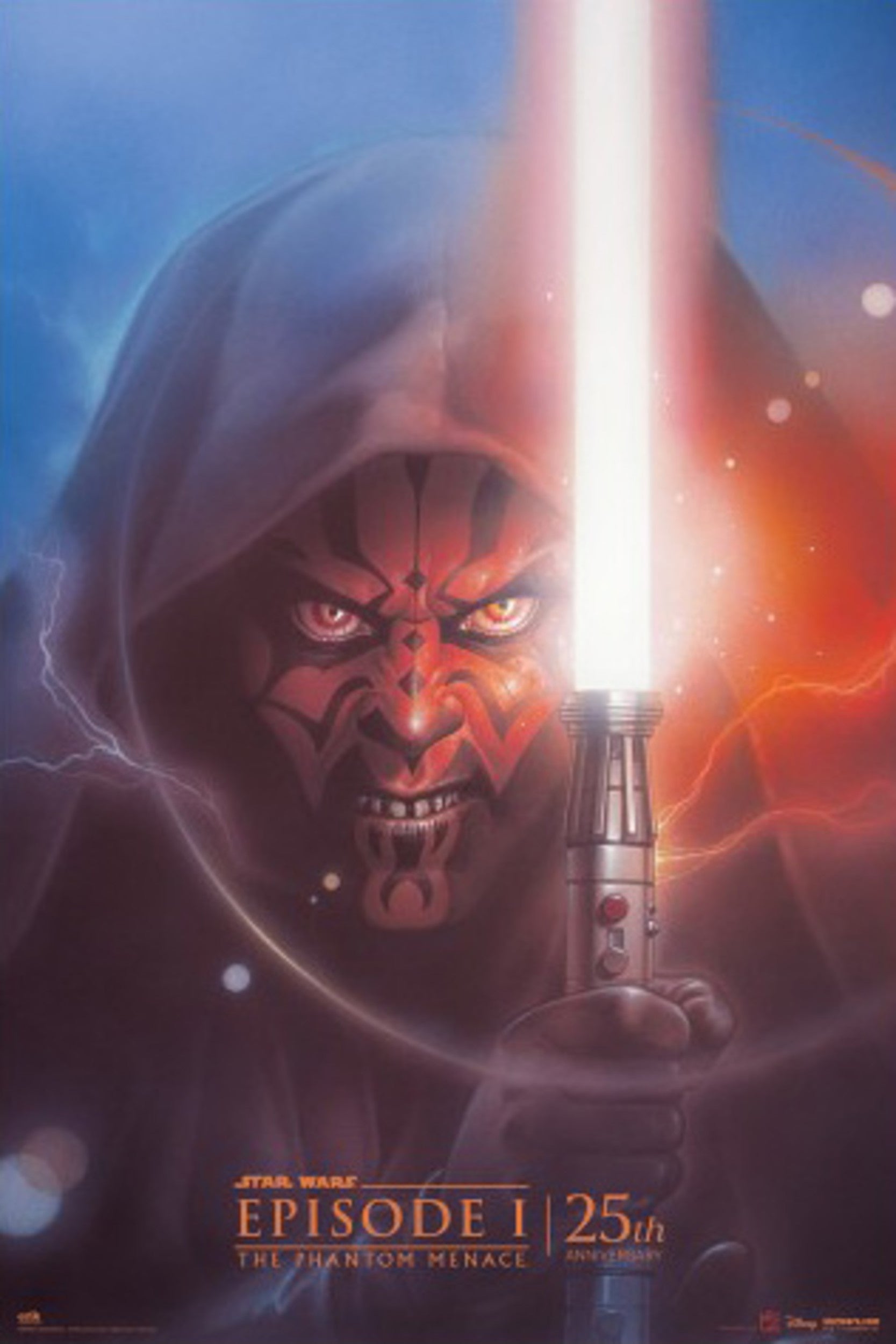 Star Wars EP 1 The Phantom Menace 25th Anniversary Poster 61x91