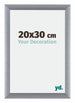 Tucson Aluminium Photo Frame 20x30cm Silver Brushed Front Size | Yourdecoration.co.uk