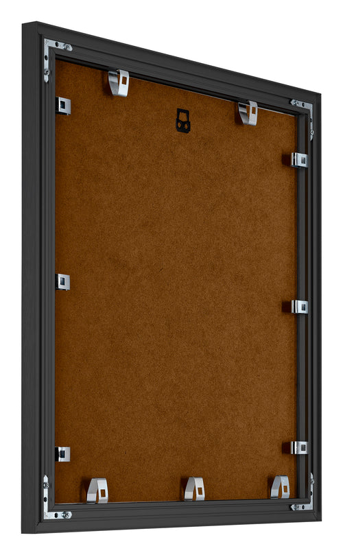 Tucson Aluminium Photo Frame 30x30cm Black Brushed Back Oblique | Yourdecoration.co.uk