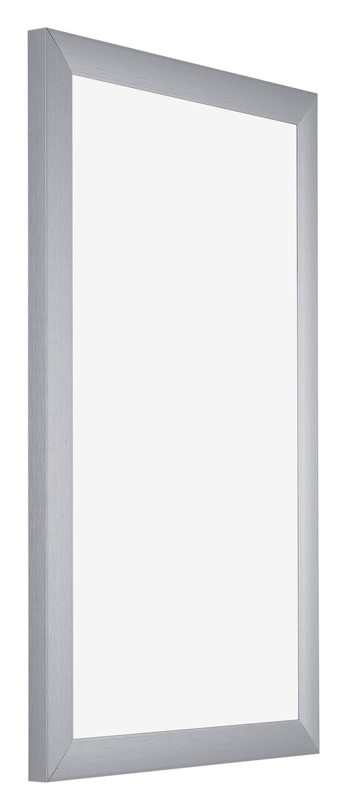 Tucson Aluminium Photo Frame 30x50cm Silver Brushed Front Oblique | Yourdecoration.co.uk