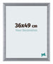 Tucson Aluminium Photo Frame 36x49cm Silver Brushed Front Size | Yourdecoration.co.uk