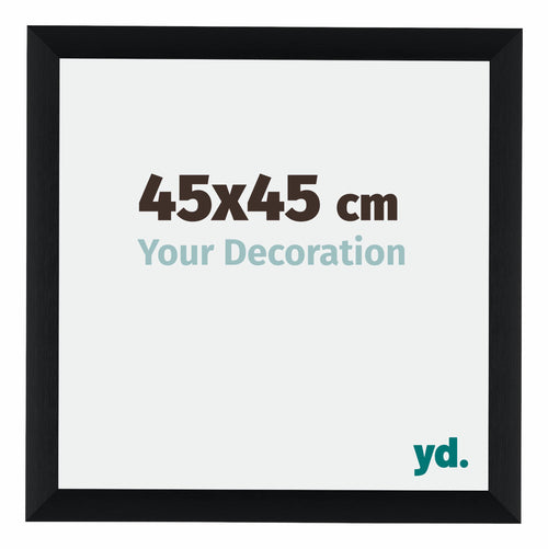 Tucson Aluminium Photo Frame 45x45cm Black Brushed Front Size | Yourdecoration.co.uk