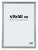 Tucson Aluminium Photo Frame 49x68cm Silver Brushed Front Size | Yourdecoration.co.uk
