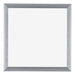 Tucson Aluminium Photo Frame 50x50cm Silver Brushed Front | Yourdecoration.co.uk