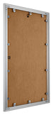 Tucson Aluminium Photo Frame 60x84cm Silver Brushed Back Oblique | Yourdecoration.co.uk