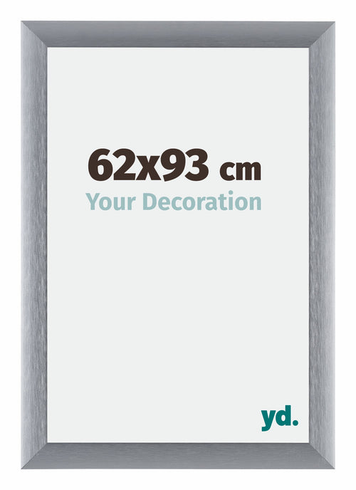 Tucson Aluminium Photo Frame 62x93cm Silver Brushed Front Size | Yourdecoration.co.uk