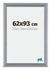 Tucson Aluminium Photo Frame 62x93cm Silver Brushed Front Size | Yourdecoration.co.uk