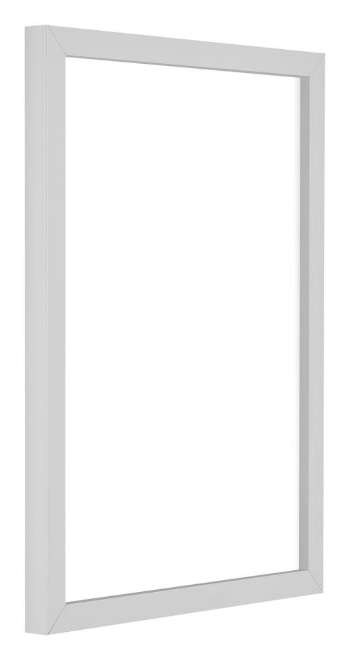 Virginia Aluminium Photo Frame 36x48cm White Front Oblique | Yourdecoration.co.uk