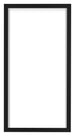 Virginia Aluminium Photo Frame 50x100cm Black Front | Yourdecoration.co.uk