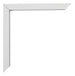 Virginia Aluminium Photo Frame 68x98cm White Corner | Yourdecoration.co.uk