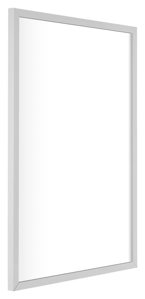 Virginia Aluminium Photo Frame 68x98cm White Front Oblique | Yourdecoration.co.uk