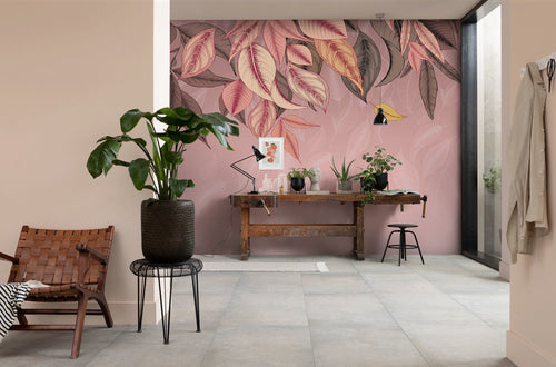 Wall Mural Falling Leafs 350x250cm FLX7 011 Interior | Yourdecoration.co.uk