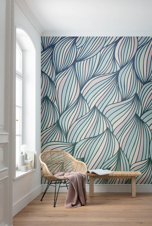 Wall Mural Gentle Waves 250x250cm Komar FLX5 047 Interior | Yourdecoration.co.uk