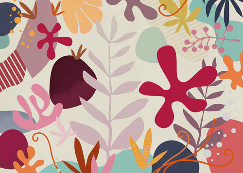 Wall Mural Happy Corals 350x250cm FLX7 030 | Yourdecoration.co.uk