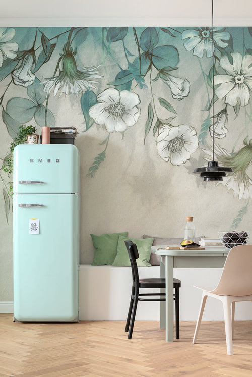 Wall Mural I fiori 300x250cm FLX6 041 Interior | Yourdecoration.co.uk