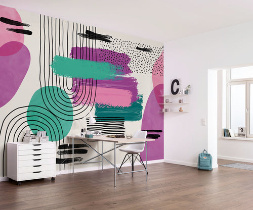 Wall Mural La Boum 350x250cm FLX7 013 Interior | Yourdecoration.co.uk