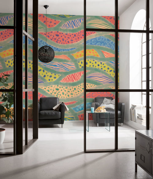 Wall Mural Wave Symphony 350x250cm FLX7 023 Interior | Yourdecoration.co.uk