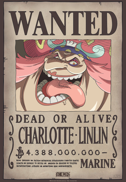 One Piece Wanted Big Mom Poster 35X52cm | Yourdecoration.co.uk