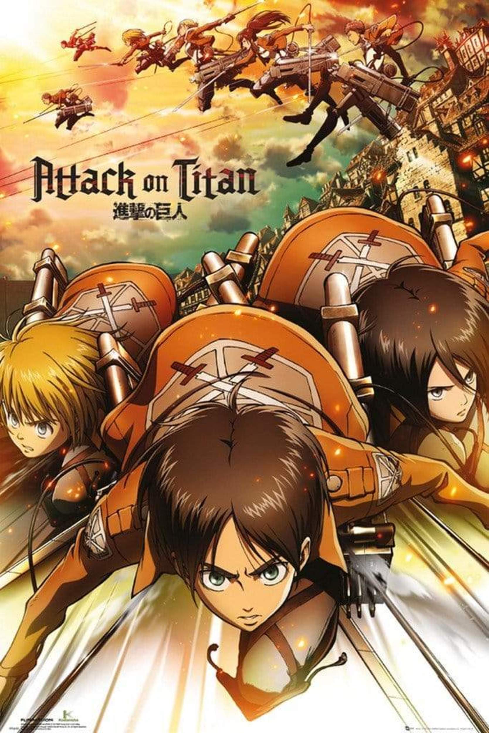 Poster Attack on Titan Attack 61x91,5cm | Yourdecoration.co.uk