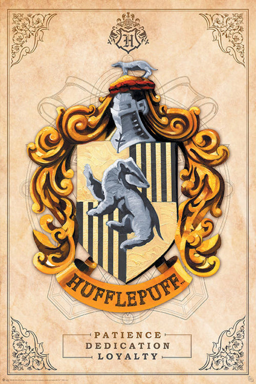 gbeye gbydco065 harry potter hufflepuff poster 61x91 5cm | Yourdecoration.co.uk