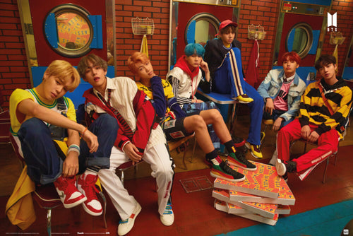 Grupo Erik GPE5409 Bts Pizza Poster 91,5X61cm | Yourdecoration.co.uk