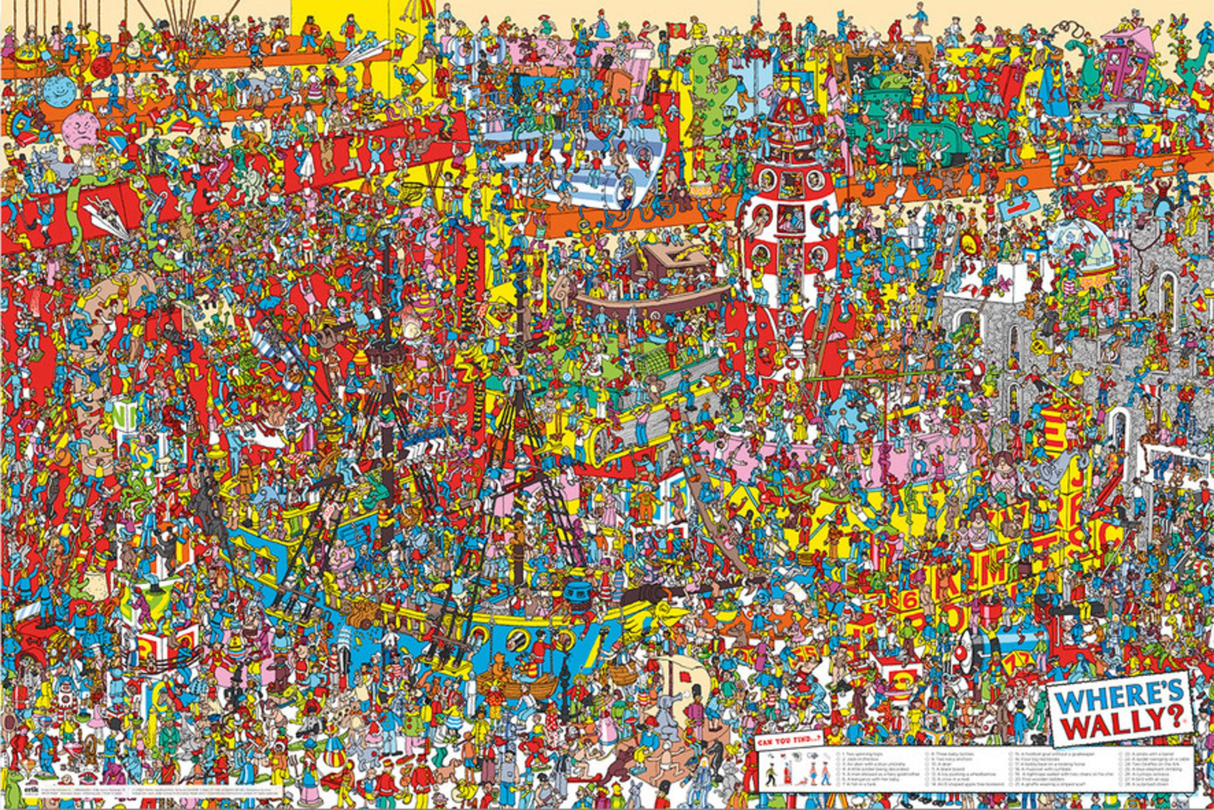 Poster Where s Wally 61x91 5cm Yourdecoration co uk poster-where-s-wally-61x91-5cm-yourdecoration-co-uk