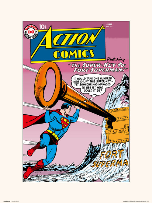 Grupo Erik Dc Action Comics 241 Art Print 30x40cm | Yourdecoration.co.uk