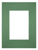 Passe-Partout Photo Frame Size 18x24 cm - Photo Size 10x15 cm - Green Forest