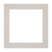 Passe-Partout Photo Frame Size 20x20 cm - Photo Size 15x15 cm - Gray Granite