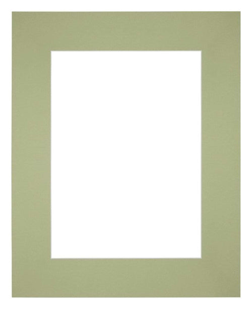 Passe-Partout Photo Frame Size 20x25 cm - Photo Size 13x18 cm - Mint green
